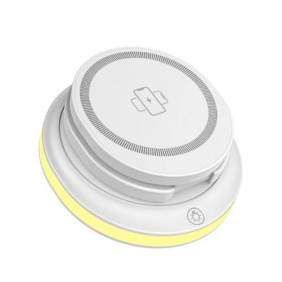Silicone ABS Magnetic Wireless Charging Station 3In1 Folding 15W