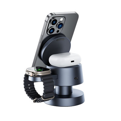 Fast 4 In 1 Foldable Variable Night Light Lamp Wireless Charger Station CUSTOM LOGO Qi Magnetic Wireless Charging