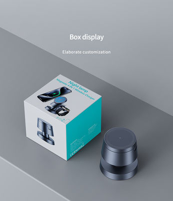 Fast 4 In 1 Foldable Variable Night Light Lamp Wireless Charger Station CUSTOM LOGO Qi Magnetic Wireless Charging